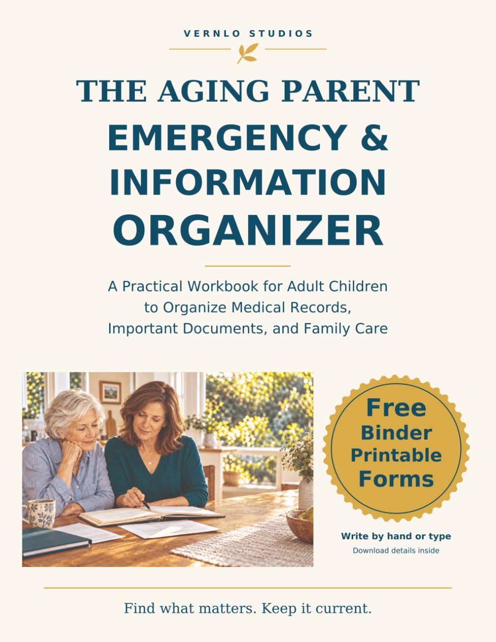 The Aging Parent Emergency & Information Organizer book cover