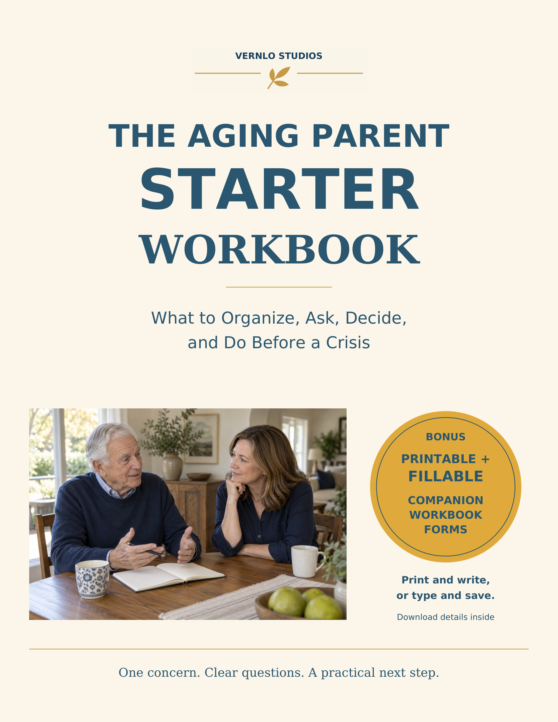 The Aging Parent Starter Workbook book cover