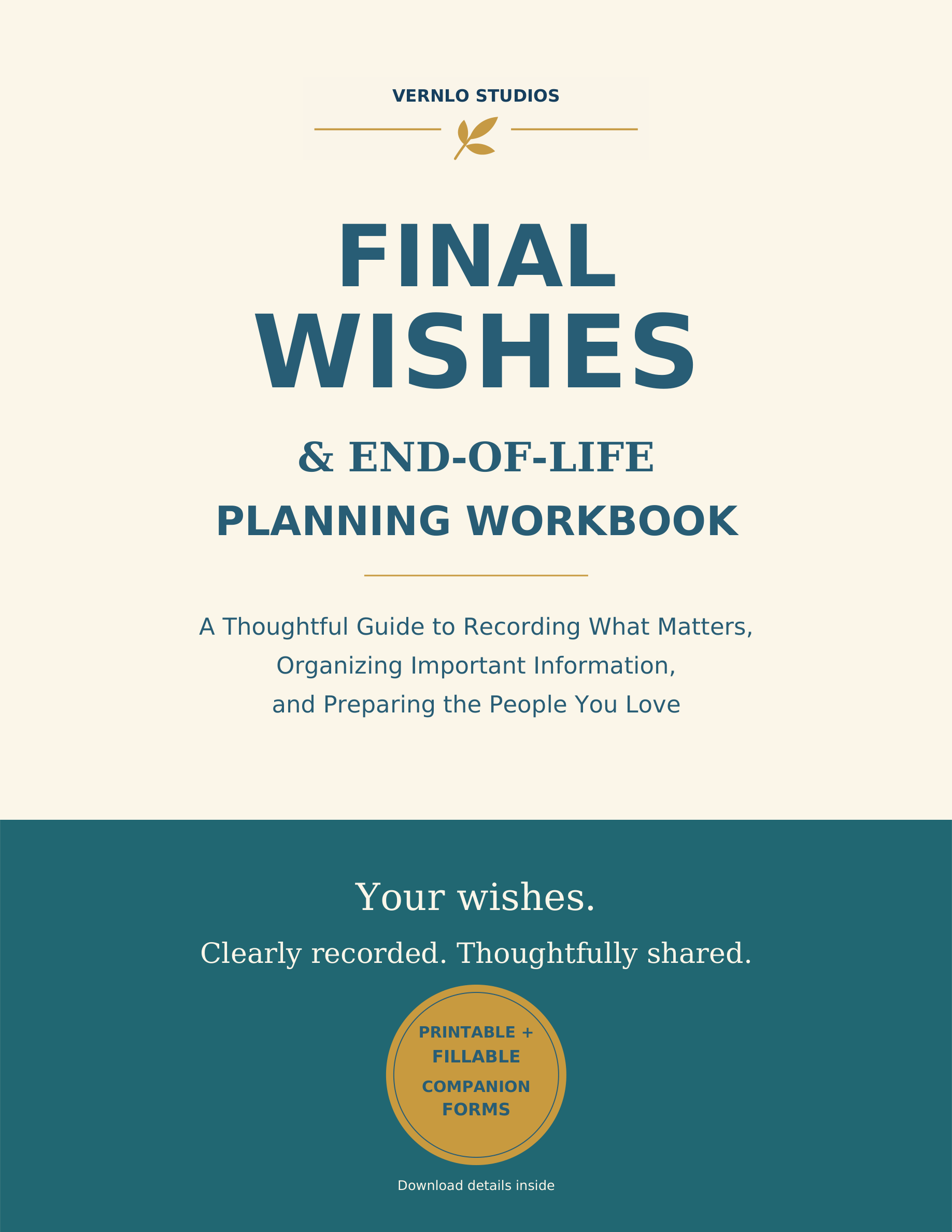 Final Wishes & End-of-Life Planning Workbook book cover